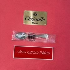 CUILLÈRE CAFÉ  CHRISTOFLE ACIER PERLES BLISTER NEUVE 13,5 CM