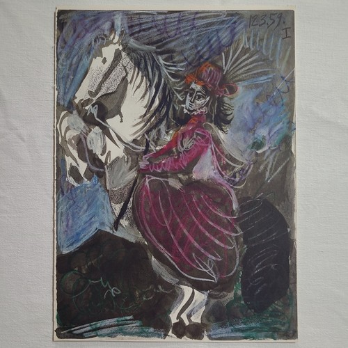 Picasso 1961 dame au - ,