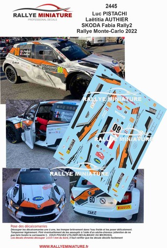 Decals ref 2445 skoda - ref,