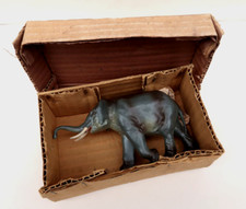 BF Le Grand Elephant Plomb Creux Etat Neuf + Boite Blancherie Fréres France 1930