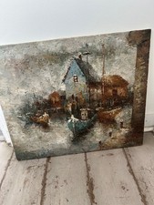 Tableau signé barton - signé,