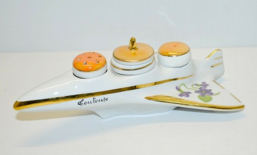 Saliere poivre moutarde avion - -saliere,