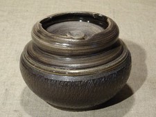 Pot à tabac porte pipes en céramique vintage 70's 80's   estampille à déterminer