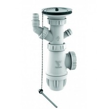 Vidage complet pour évier 1 cuve sans trop plein incorporé - certifié NF VALENT