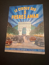 1953? (F) programme CIRQUE