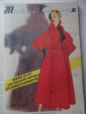 " Modes et Travaux " :  n°622 de 1952... Fath-Maud & Nano-Poupée Françoise