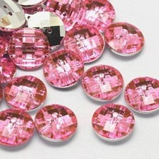 10 BOUTONS Acrylique STRASS