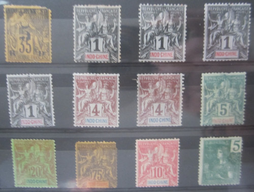 Lot timbres indochine - lot,