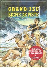 Encart PLV publicité  Tract Signe de Piste GRAND JEU 1989 Joubert Scout 