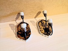 Patère en Bois - Décor Fractale - Haute Tension - Libéron - Artisanal - Unique