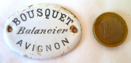 Petite plaque émaillée - plaque,