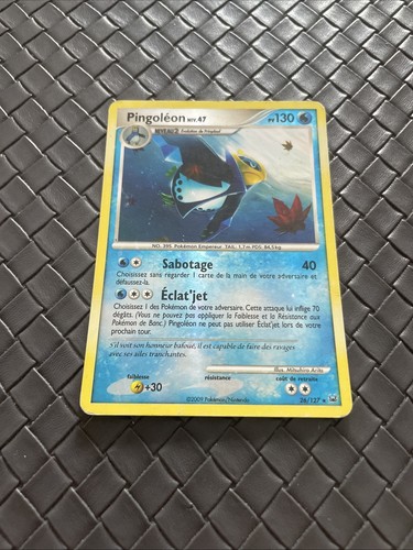 Carte pokémon pingoléon - pokémon,