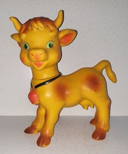 Figurine jouet Pouet " Vache orange " de DELACOSTE (C) à la Girafe