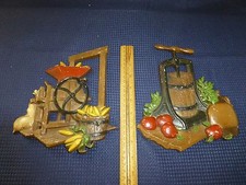 Vintage Homco Cast Metal Wall