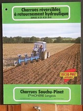▬►Prospectus Charrues  Reversibles SOUCHU-PINET Tracteur Someca Massey IH