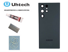 Vitre arrière Samsung Galaxy S22 Ultra 5G Noir / Black - Origine Démontée