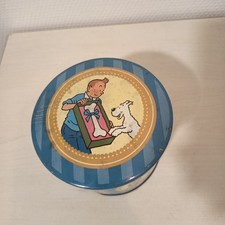 Tintin - Boite à bonbons BROCHET en métal "Les portraits"- éd. du Lombart 1965