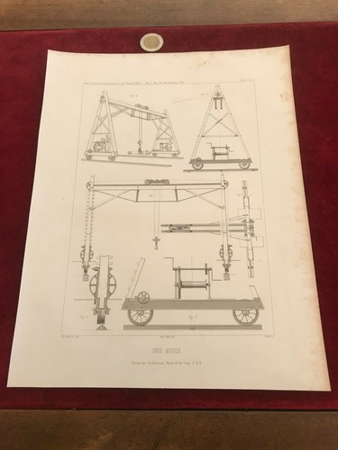 Gravure ancienne architecte - gravure,