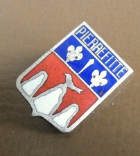 Ancien broche blason drapeau