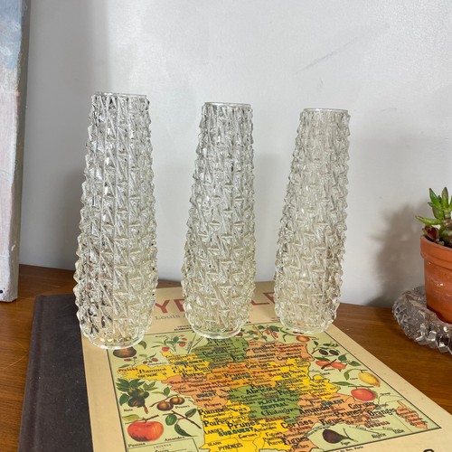 Lot tulipes en verre - 3,