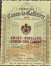 Étiquette Château Canon La Gaffelière 1979 - 75 cl