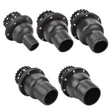 1X Clapet Anti-Retour Plat Basse Pression En Pvc Noir Pour Pompe À Eau Pour