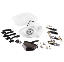 Kit Plaque Phare/feu/clignotant (led) universelle pour 50cc Derbi senda et autre