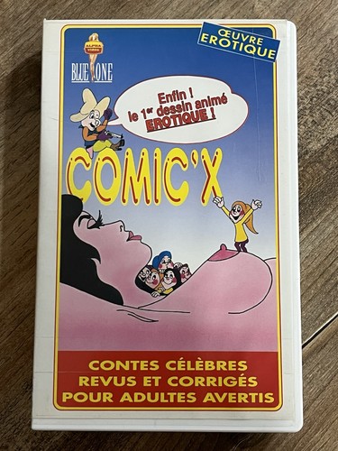 Vhs comic blue one - vhs, dessin