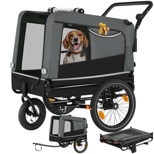 Tectake remorque velo chien - velo,
