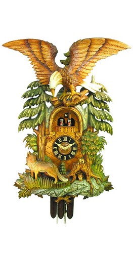 Pendule coucou aigle avec - coucou,
