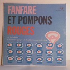 33T FANFARE POMPONS ROUGES Disque LP 12" MARCHES MILITAIRES COLLERY - GID 1204