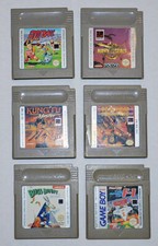 Lot de 6 jeux Gameboy en bon état, sans boite