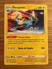 Carte Pokémon RARE Elecsprint 052/185 EB04 Epée & Bouclier Voltage Eclatant NEUF