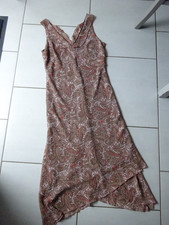 Robe fluide été marron  "