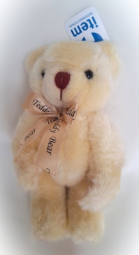 Peluche ours ourson articulé - peluche,