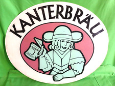 PLAQUE PUBLICITAIRE KANTERBRAU PLEXIGLAS DECO BAR BISTROT VINTAGE