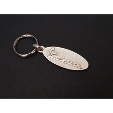 porte-clés métal relief