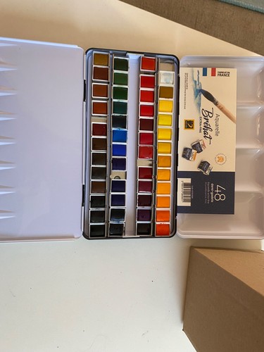 Palette aquarelle bréhat - palette, 48