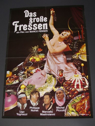 Grande bouffe 1973 affiche - bouffe,