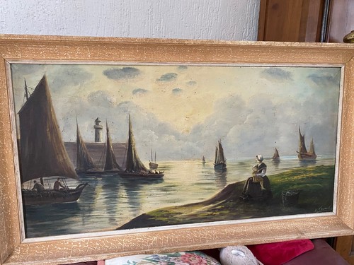 Peinture ancienne huile - peinture,