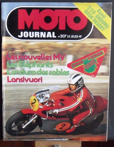 Moto journal 207 - journal, (1975)