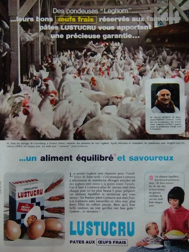 Publicité 1965 pâtes - 1965,