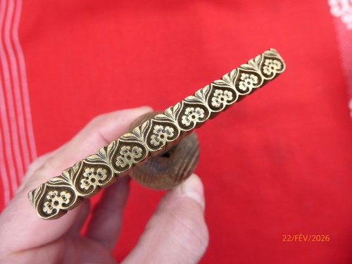 Fleuron fer dorer outil - fleuron,
