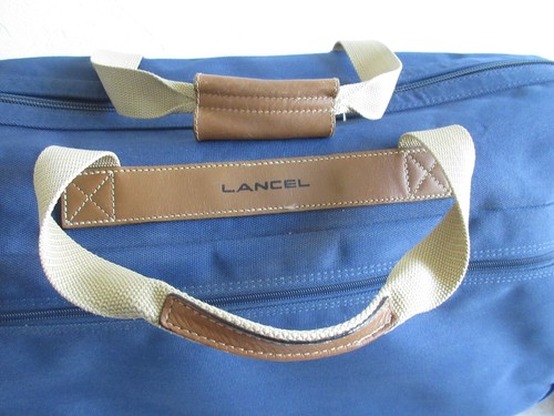 Grande valise souple bleue - grande,