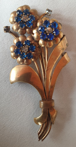 Ancienne broche bouquet fleurs - ancienne,