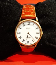 Montre Zénith Silhouette en plaqué or .