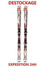 ski adulte SALOMON "X-DRIVE 7,5" taille : 168 cm = 1 mètre 68 + fixations.