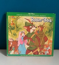 CD Histoire Robin Des Bois Georges Descrières Walt Disney Avec livres 1997