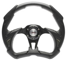 Volant sport Simoni Racing X5 éco-cuir noir 350mm