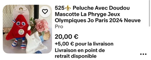 Peluche avec doudou mascotte - peluche,